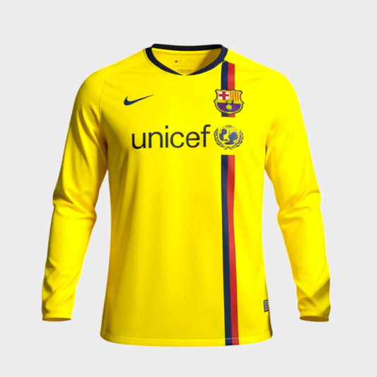 Camisa Barcelona II 2008/09 Manga Longa