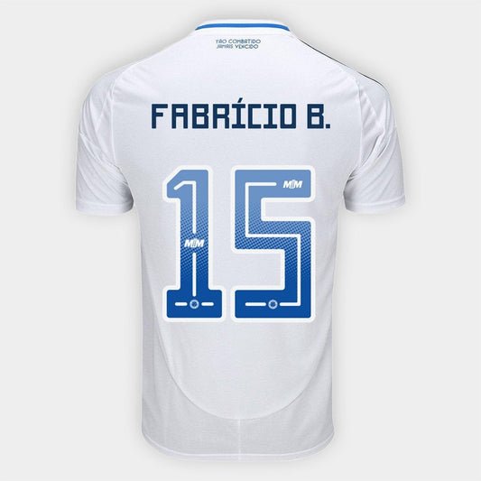 Camisa Adidas Cruzeiro 2025/26 II FABRICIO B. N° 15