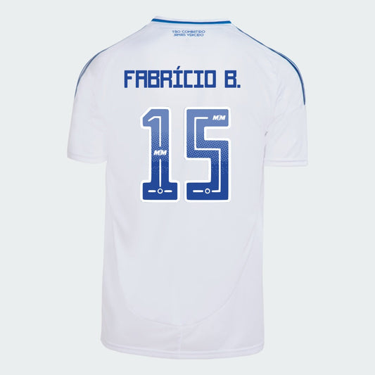 Camisa Adidas Cruzeiro 2025/26 II FABRICIO B. N° 15
