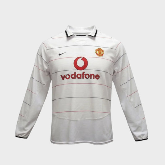Camisa Manchester United III 2003/04 Manga Longa