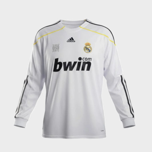 Camisa Real Madrid I 2009/10 Manga Longa