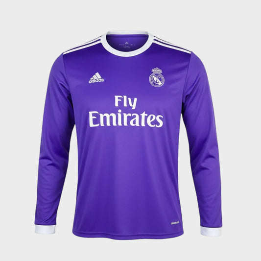 Camisa Real Madrid II 2016/17 Manga Longa